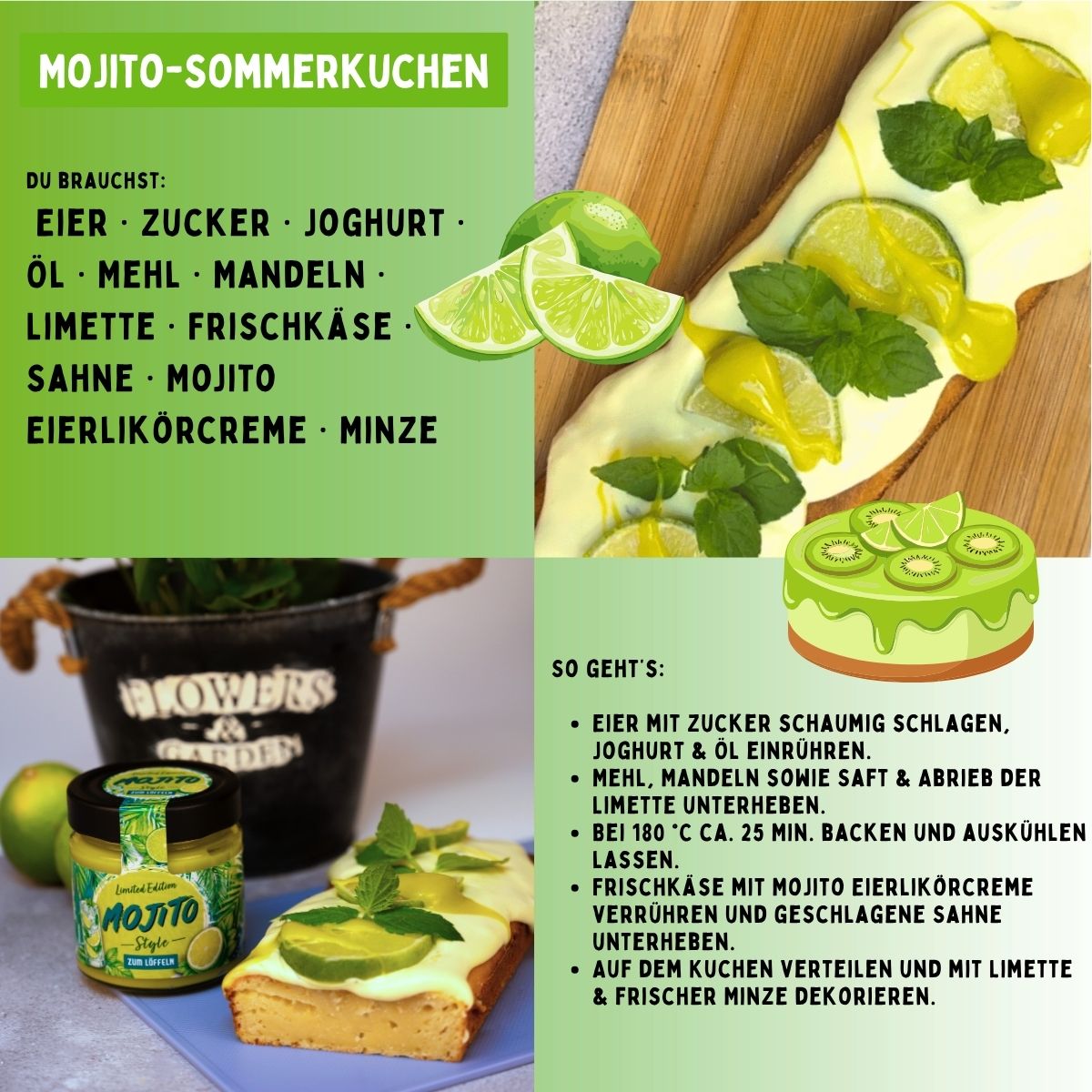 Mojito Style - Eierlikörcreme