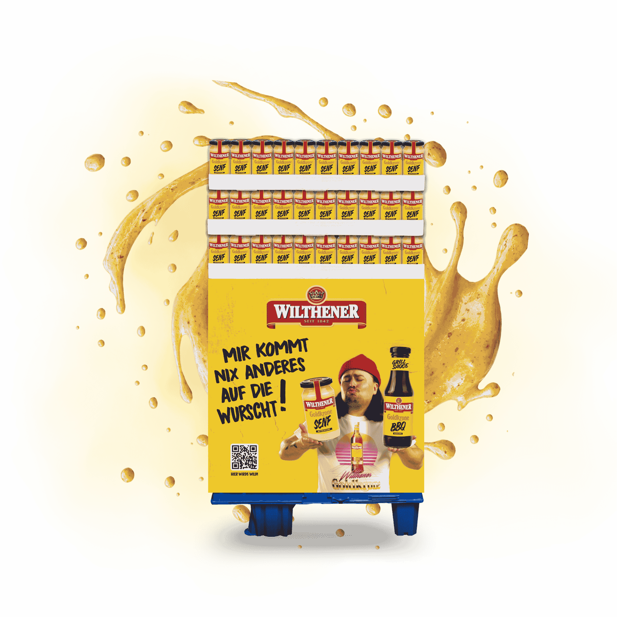 Display Wilthener Goldkrone Senf