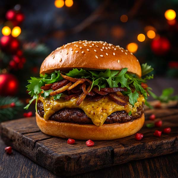 deko: burger mit rocker senf deko: burger mit rocker senf