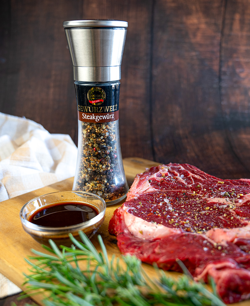 steak mit steakgewuerz steak mit steakgewuerz