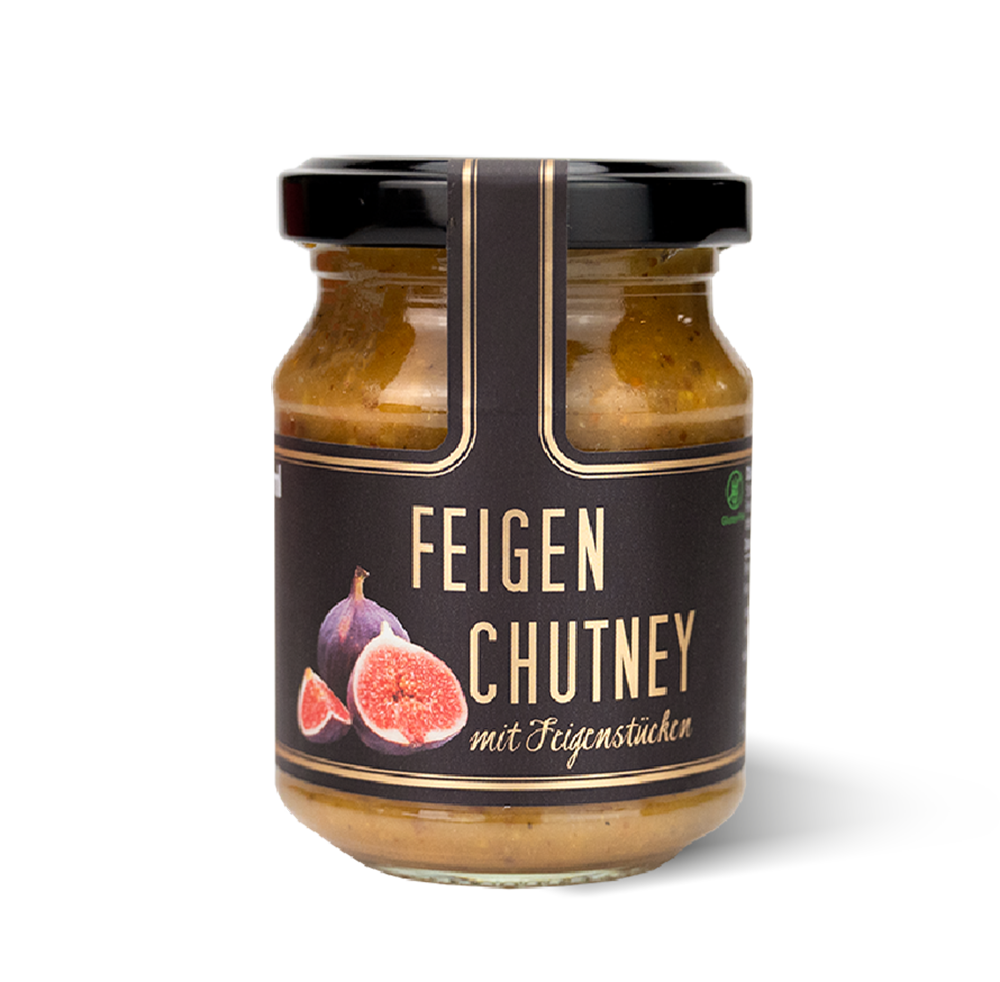 Feigen Chutney mit Feigenstücken Feigen Chutney mit Feigenstücken