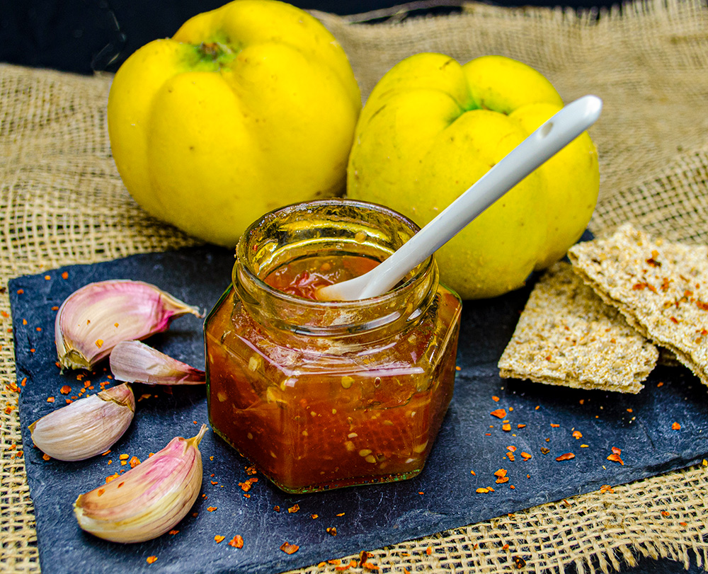 quitten chutney Fruchtig-scharfes Quitten Chutney