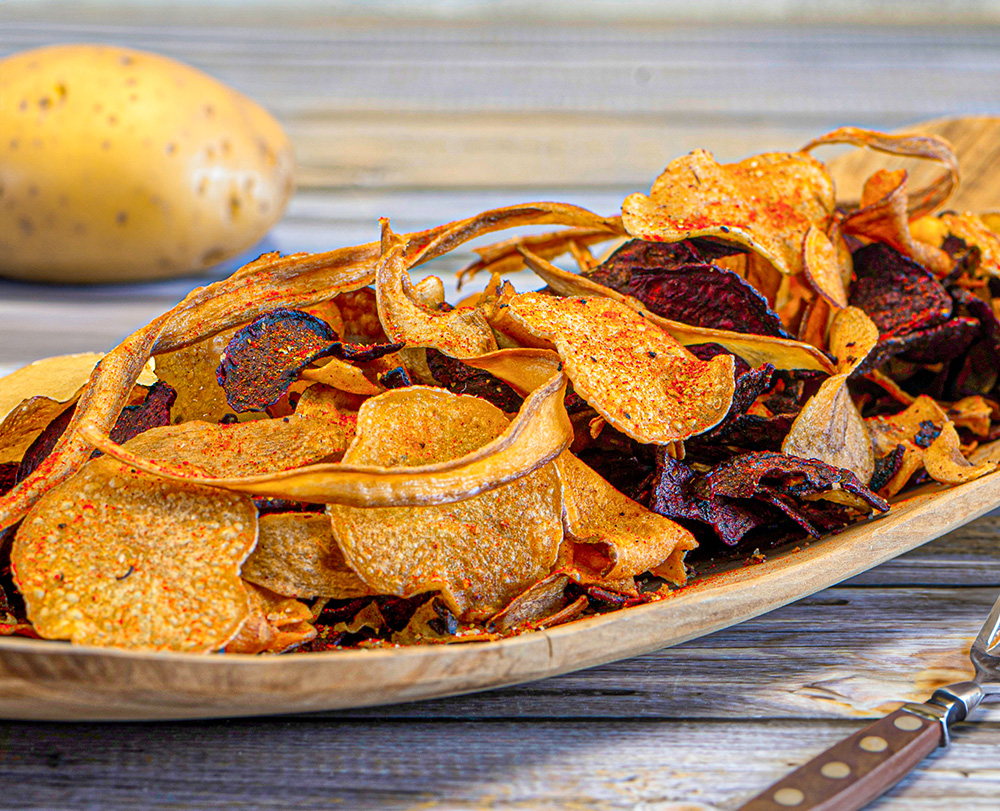 gemüsechips Gesunde Gemüsechips aus dem Backofen