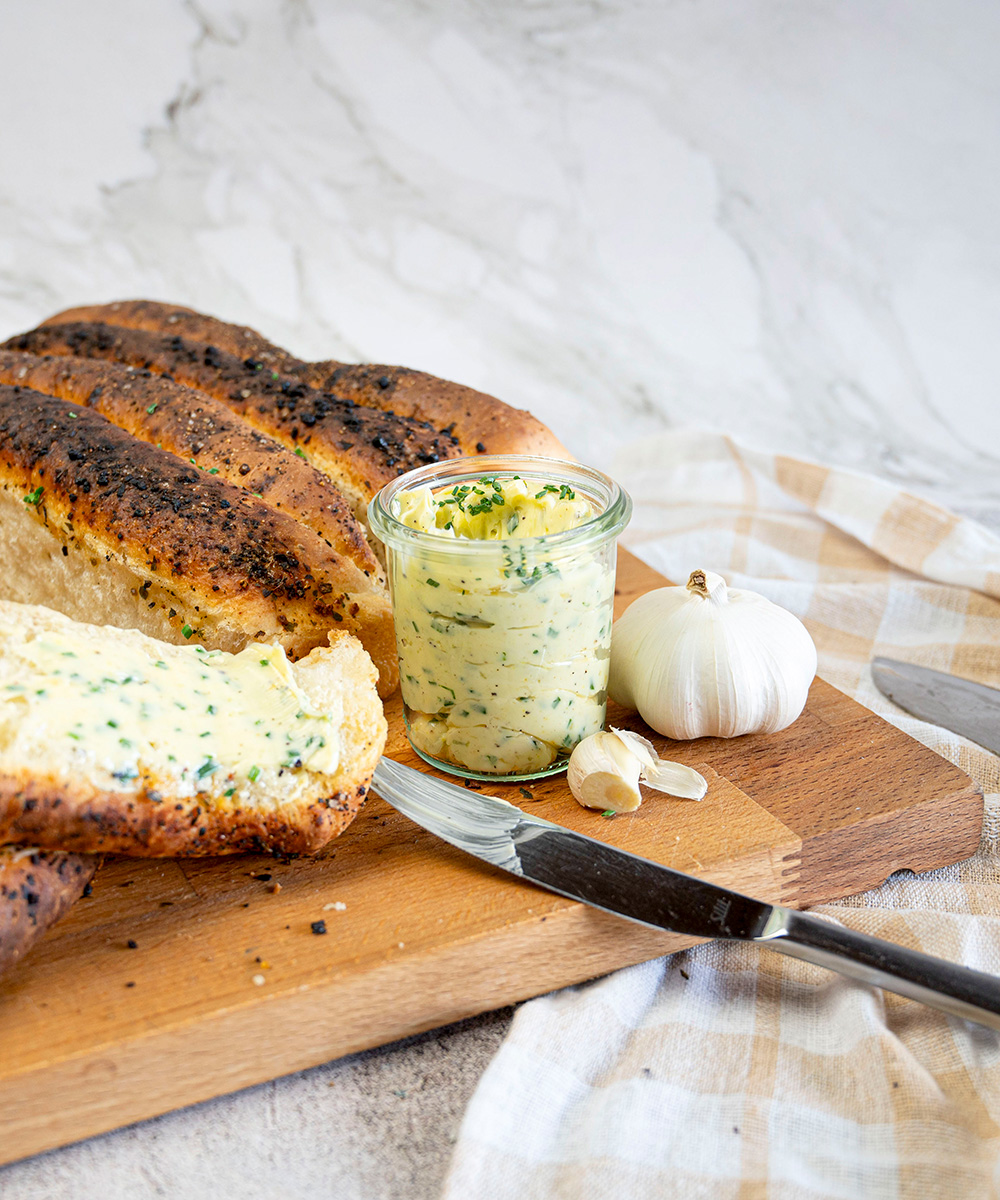 knoblauchbutter mit brot knoblauchbutter mit brot