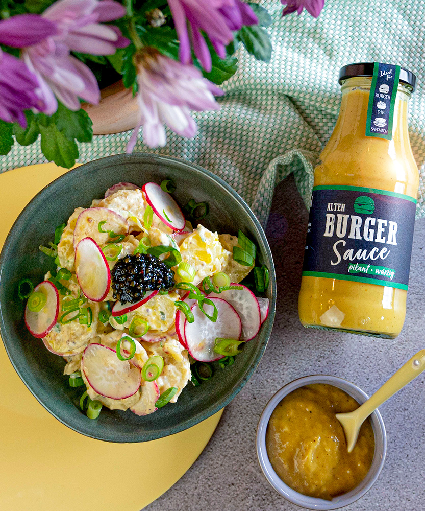Burger Sauce Dressing zu Kartoffelsalat Burger Sauce Dressing zu Kartoffelsalat