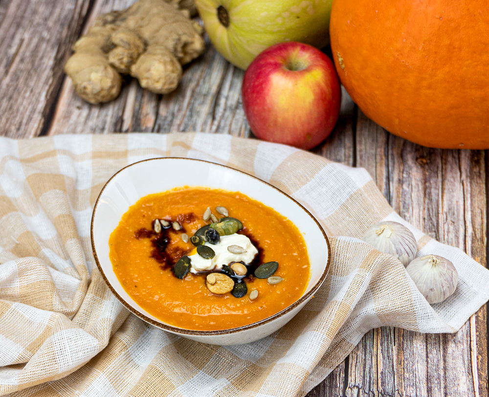 kübissuppe Würzige Kürbissuppe
