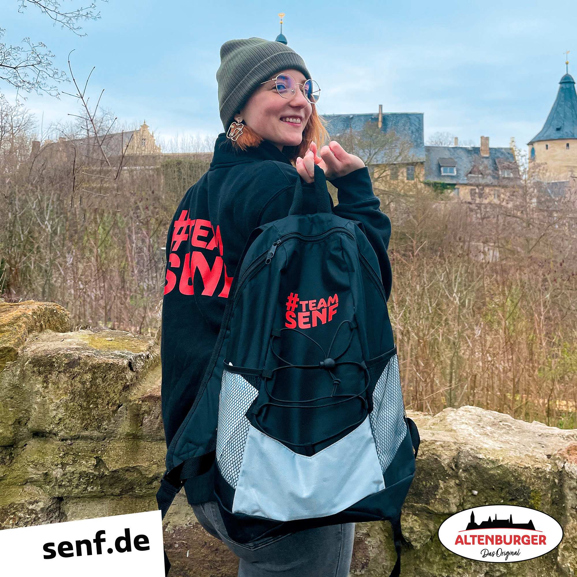 Praktischer Multifunktionsrucksakc zum Wandern, Picknick oder im Alltag