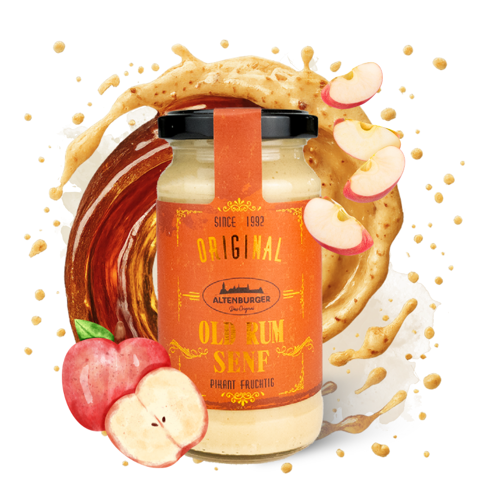 rum senf mit apfel Rum Senf 200 ml
