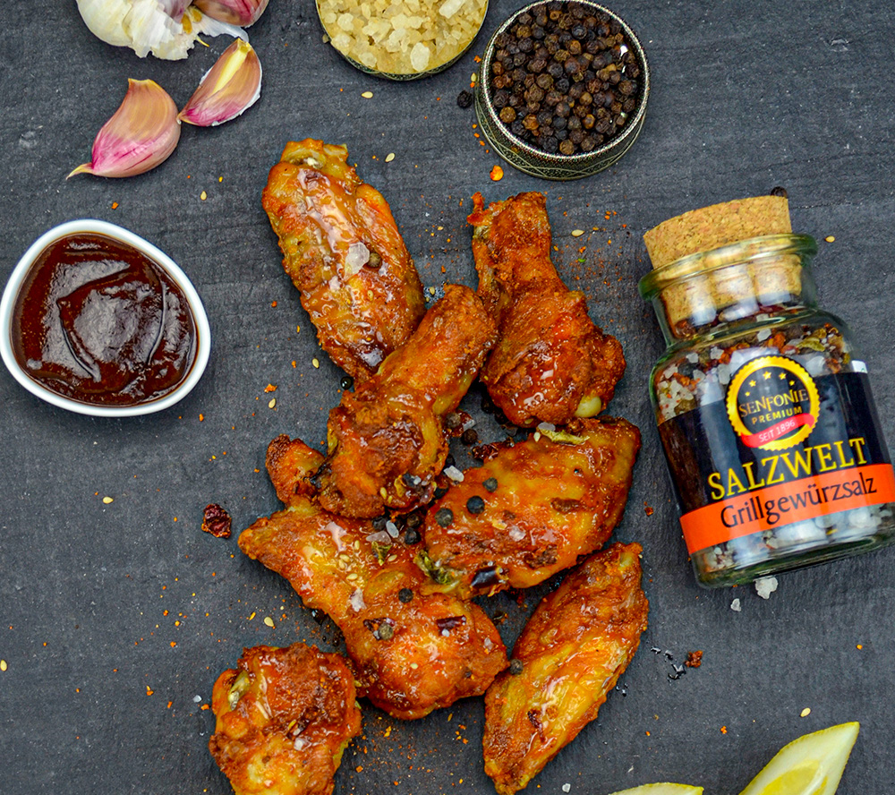 chicken wings mit grillgewuerzsalz chicken wings mit grillgewuerzsalz