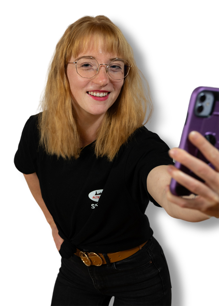 Perosn marketing managerin altenburger senf