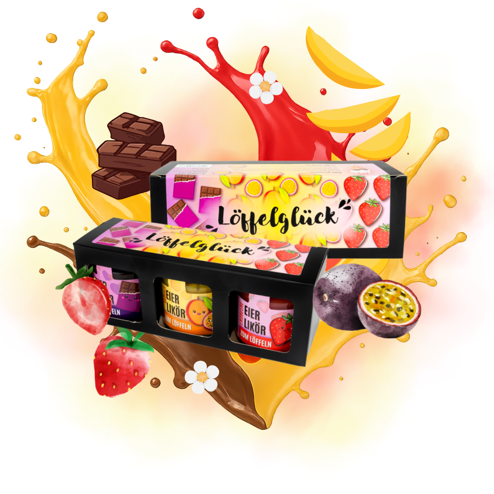 löffelglück mit früchten Löffelglück Set (3x Löffel-Likör)