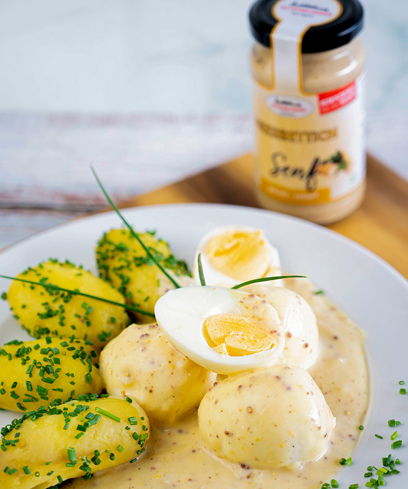 senfeier kartoffeln meerrettich senf senfeier mit kartoffeln meerrettich senf