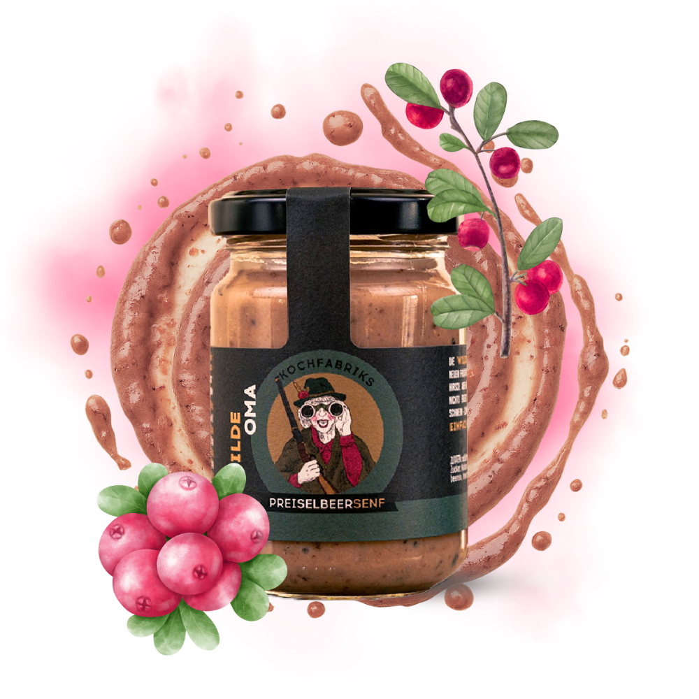 Preiselbeer-Senf "Wilde Oma"