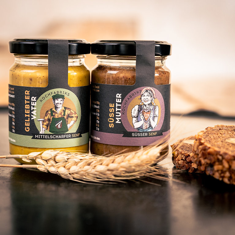 Unsere Senffamilie: Geliebter Vater und Süsse Mutter