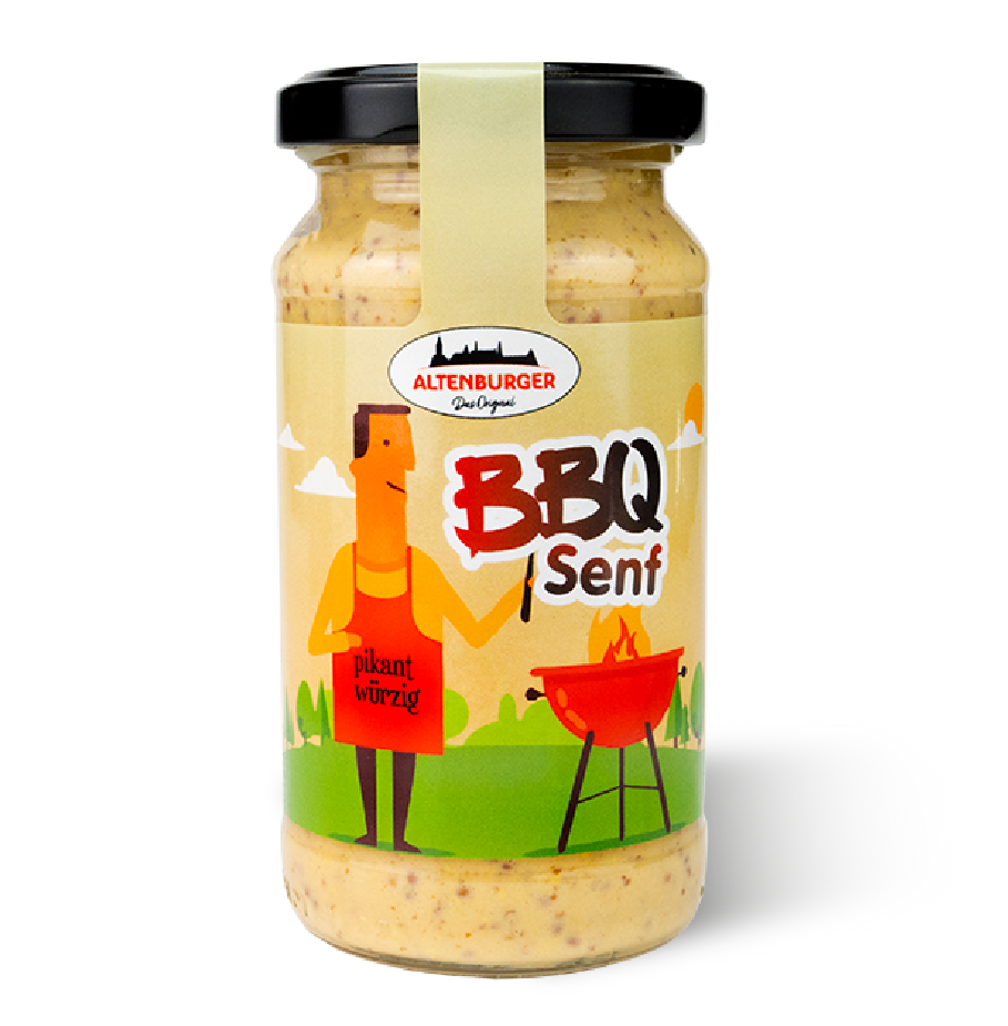 bbq senf glas bbq senf glas
