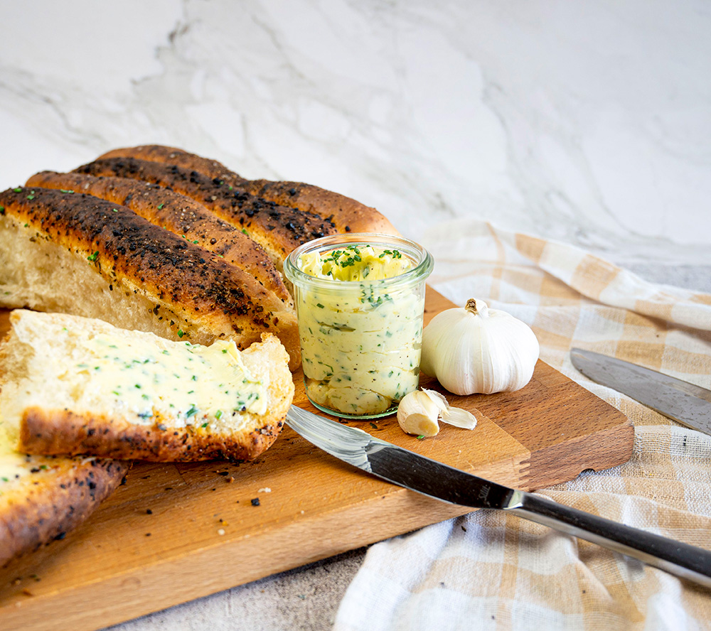 brot mit knoblauchbutter brot mit knoblauchbutter