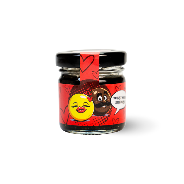 Du bist meine Senfperle - Mini Glas