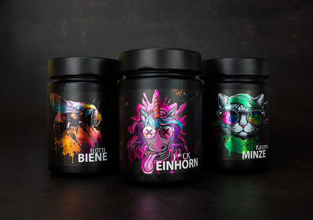 wilde sorten; flotte biene, f*ck einhorn, katzenminze wilde sorten flotte biene, f*ck einhorn, katzen minze