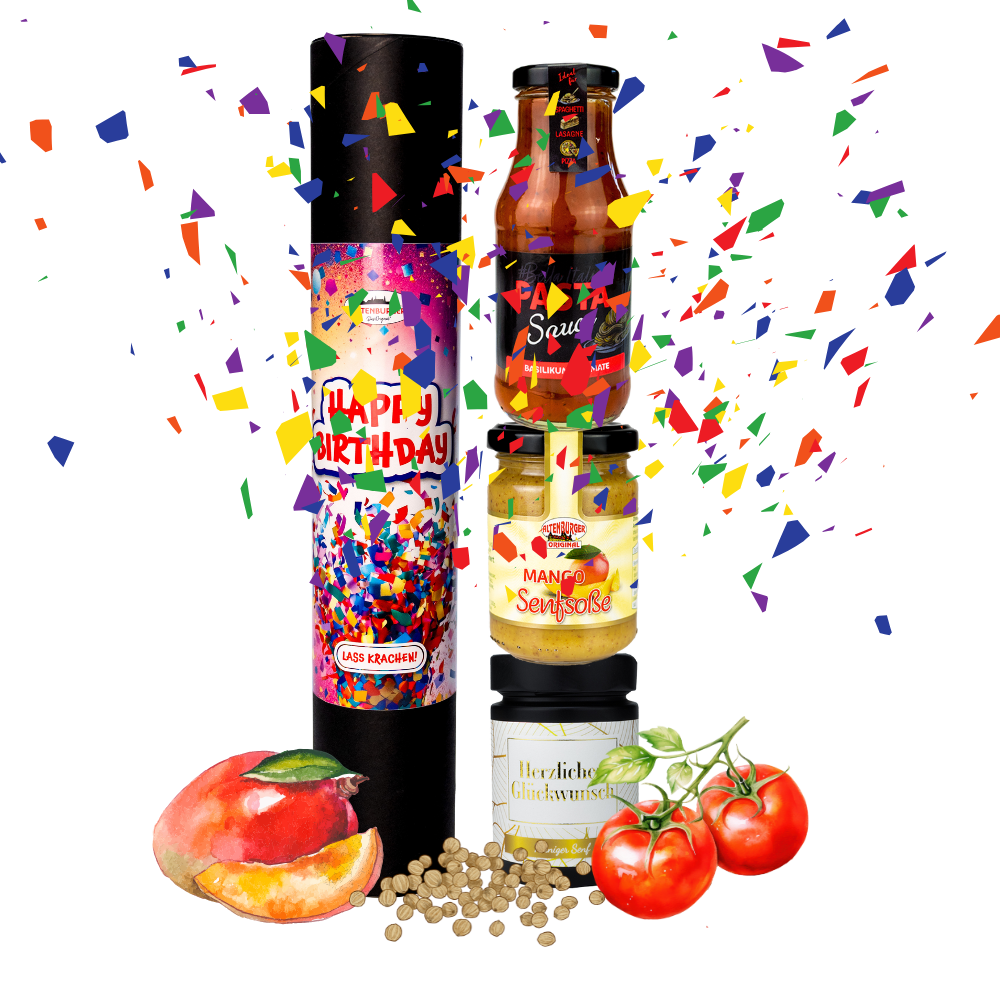 happy birthday geschenkrolle