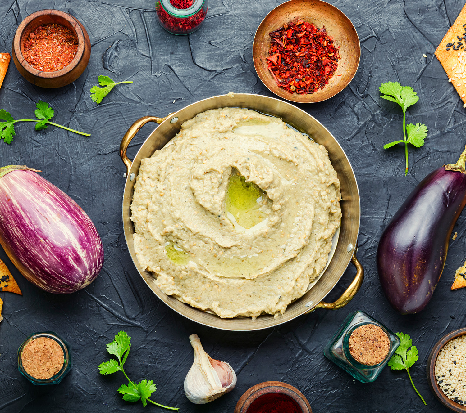 Hummus Aubergine Hummus Aubergine