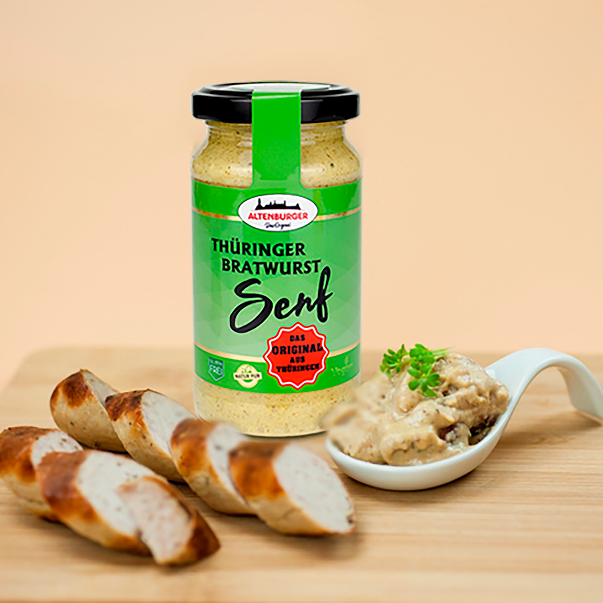 Bratwurst-Senf_Amazon Bratwurst Senf für Original Thüringer Bratwürste