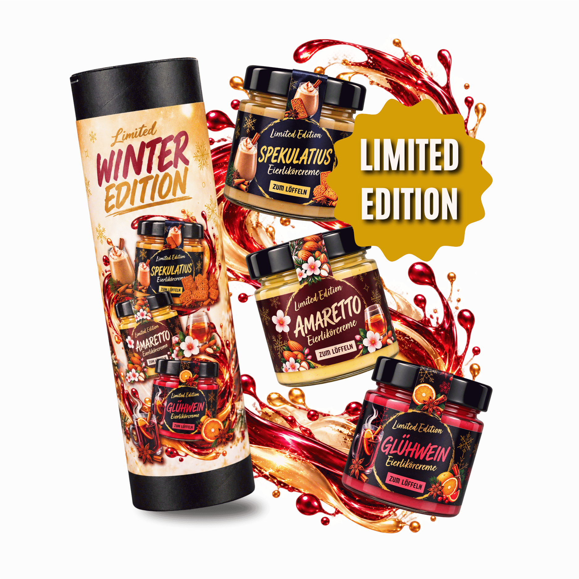 AKTION Winter Edition Geschenkrolle (3x Eierlikörcreme)