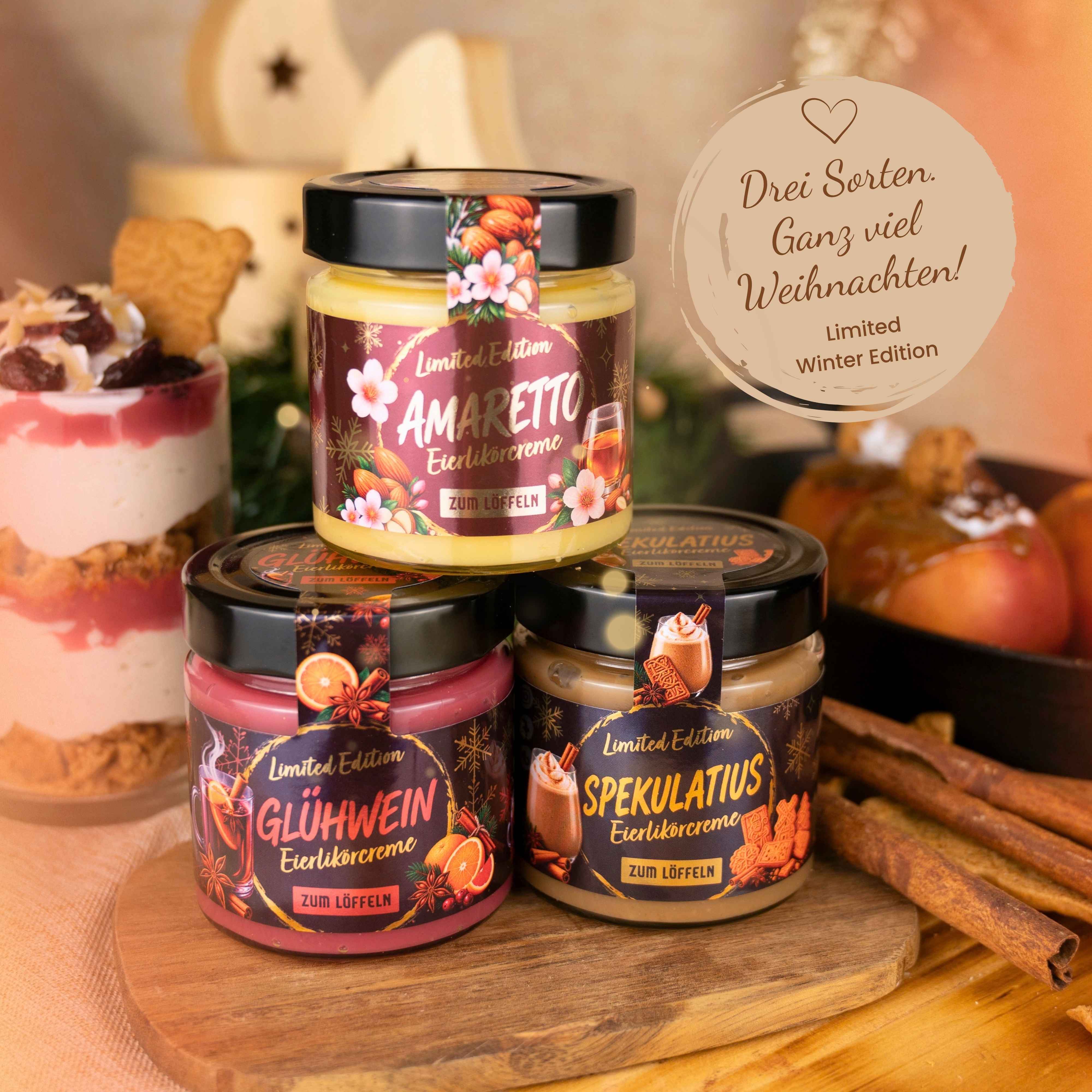 Amaretto - Eierlikörcreme zum Löffeln