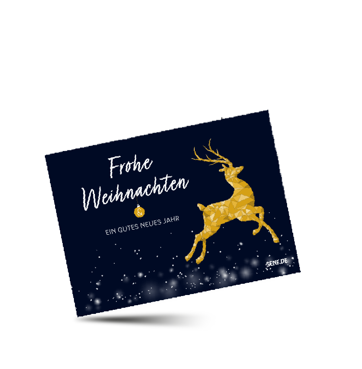 Postkarte - Frohe Weihnachten Postkarte - Frohe Weihnachten