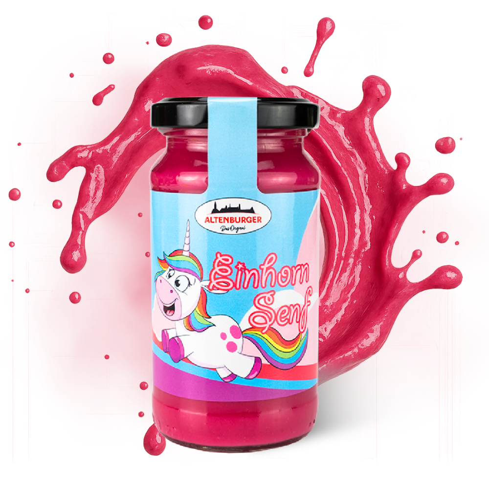 einhorn senf - pinker senf Einhorn Senf