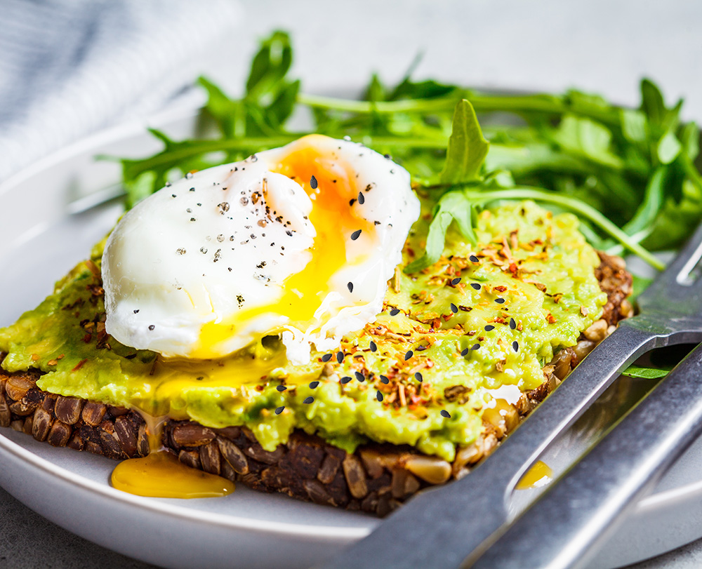avocado brot mit pochiertem ei Avocado Brot mit pochiertem Ei