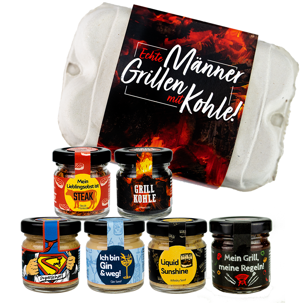 Echte-Manner-grillen-mit-Kohle-Produktubersicht Echte Männer Grillen mit Kohle - Geschenkset