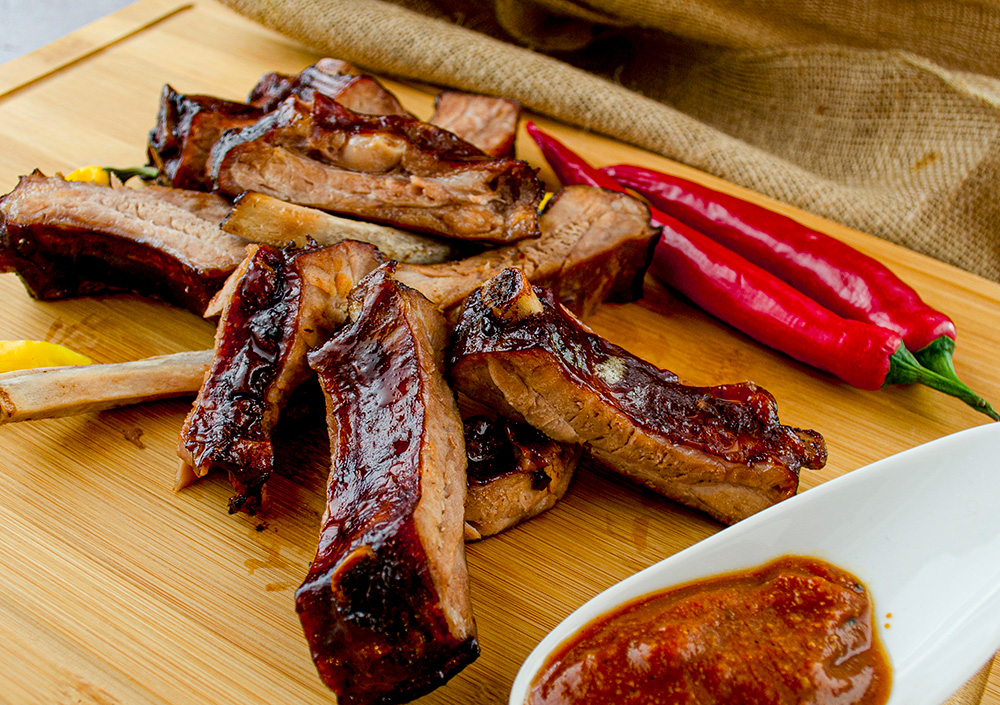 rippchen mit bbq sauce rippchen mit bbq sauce