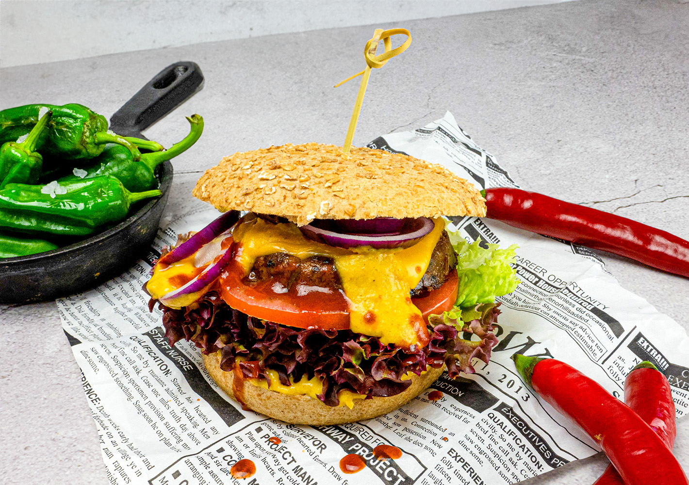 Saftiger Burger mit Original Burger Sauce Saftiger Burger Mit Original Burger Sauce