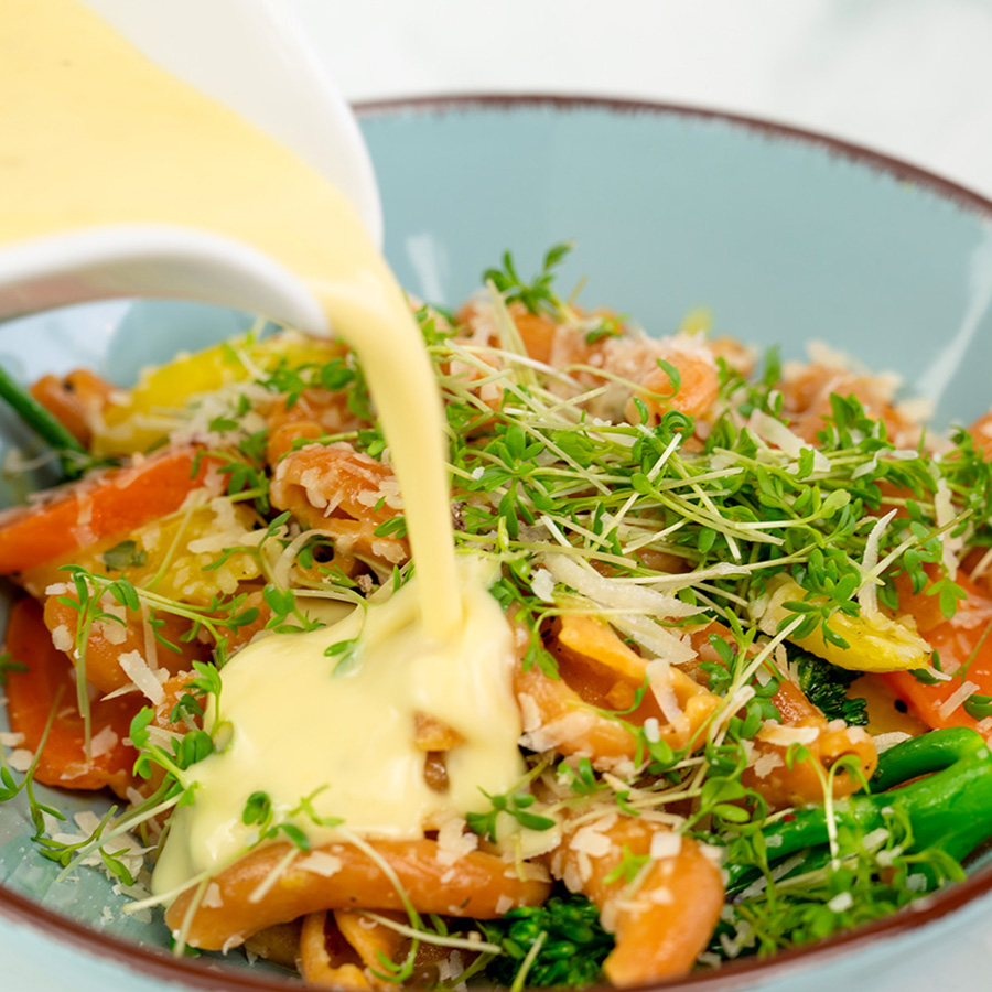 tomate-chili nudeln mit sahnesauce Tomaten- Chillinudeln mit Gemüse
