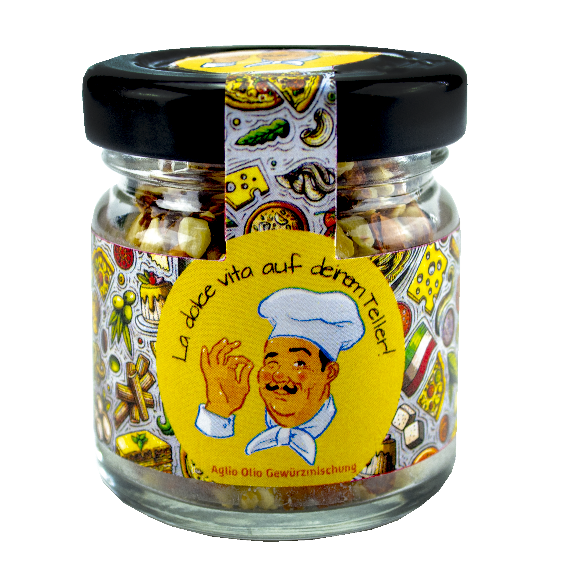 Aglio Olio im Mini Glas