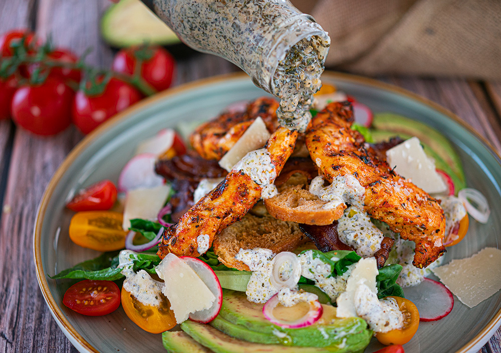 pesto genovese zu haehnchensalat pesto genovese zu haenchensalat
