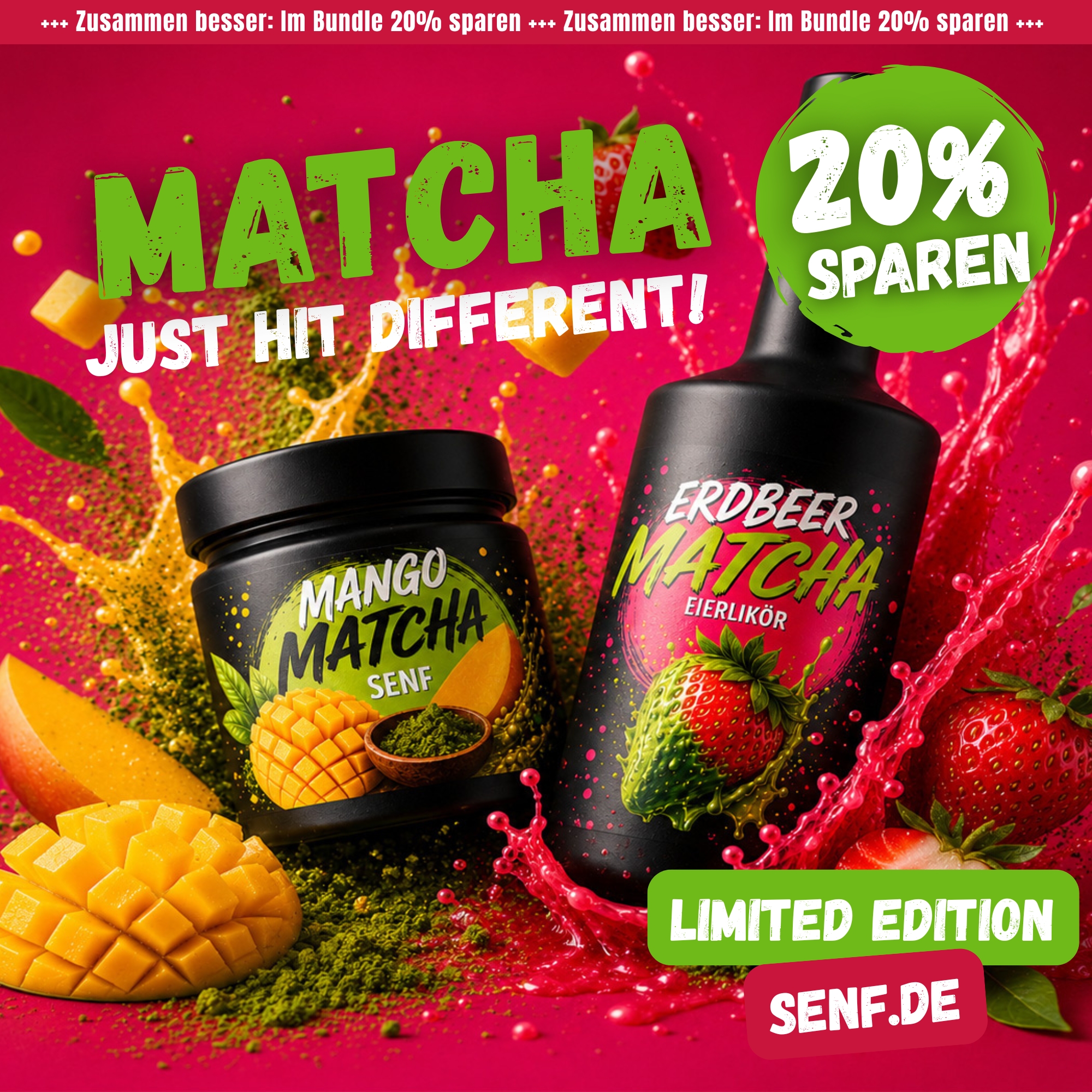 Mango-Matcha-Senf