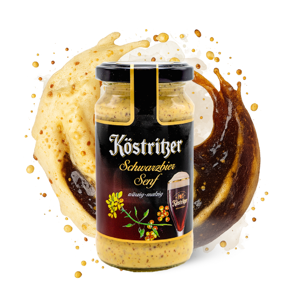 schwarzbier senf Köstritzer Schwarzbier Senf