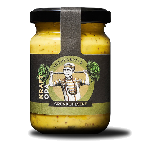 Kraft-Opa-Senf-wurziger-Grunkohlsenf Kraft Opa Senf Grünkohl Senf