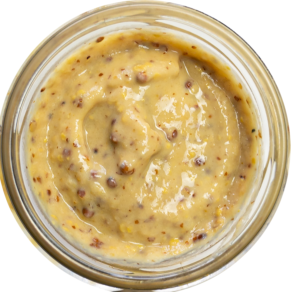 Grobgeschroteter Senf mit brauner Senfsaat - Altenburger Bier Senf