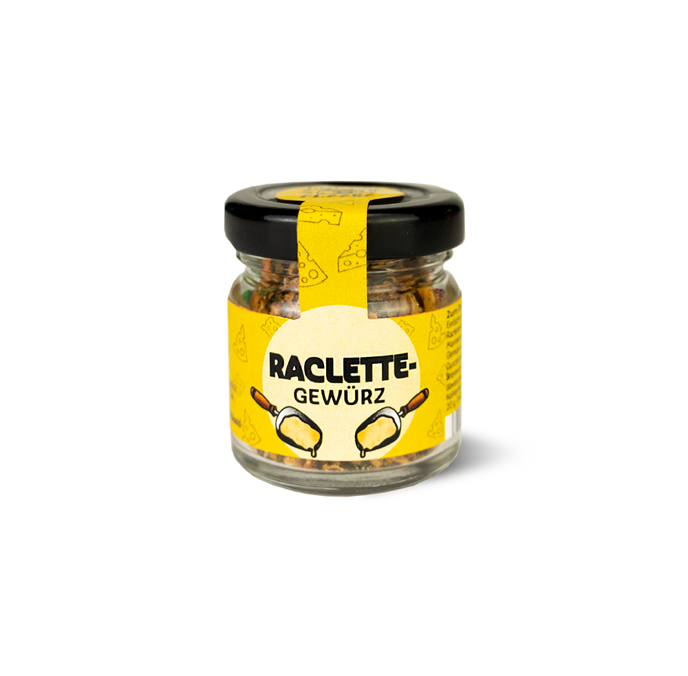 Raclettegewürz im Mini-Glas