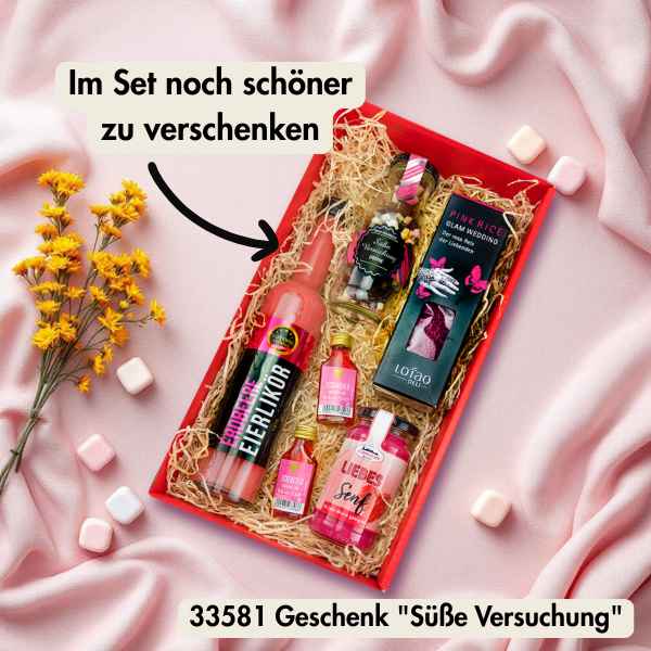 süße versuchung erdbeere eierlikör geschenkset