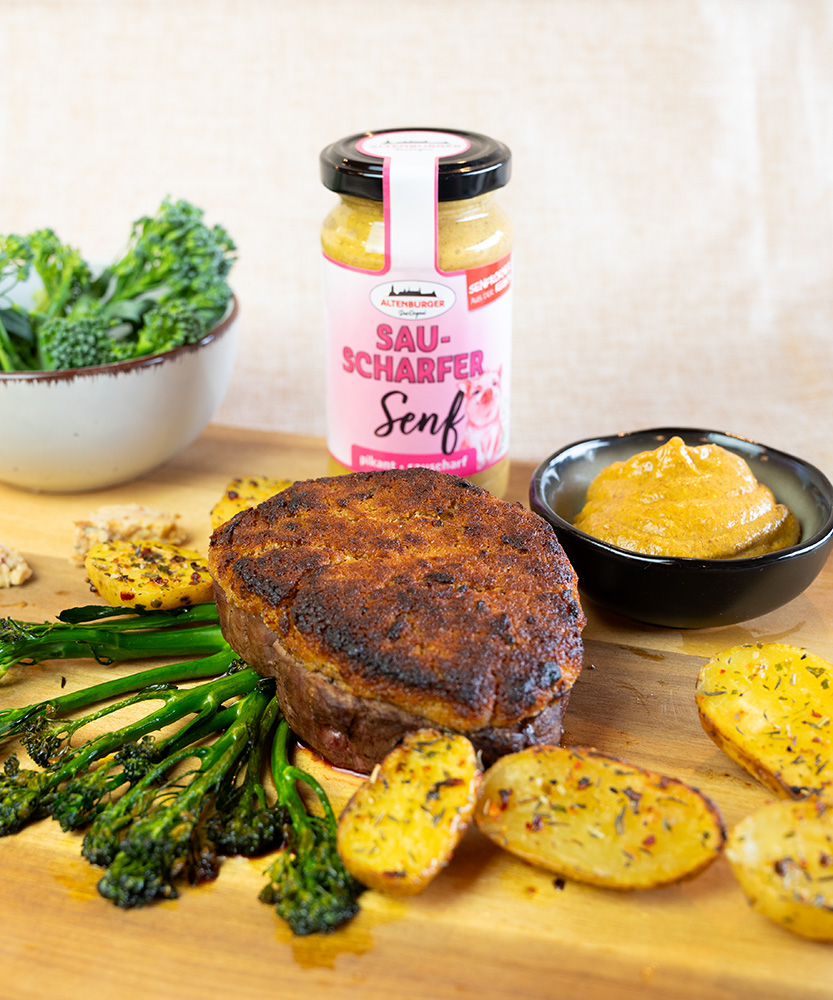 steak mit sauscharfer senf steak mit sauscharfer senf