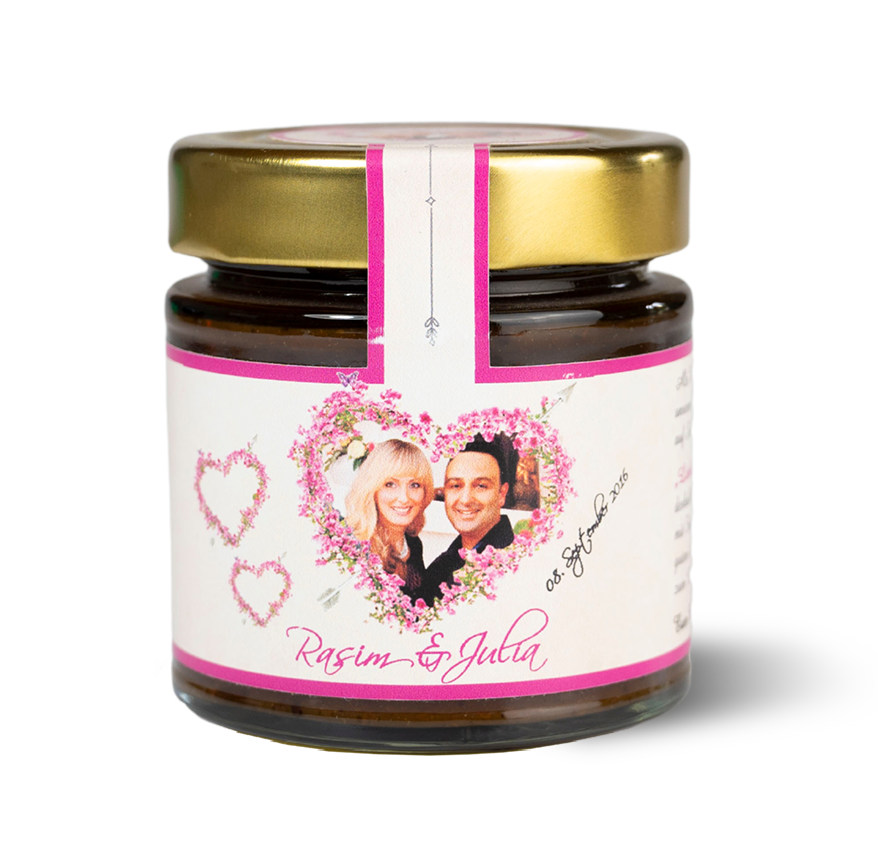 Deko hochzeitssenf eigenes etikett