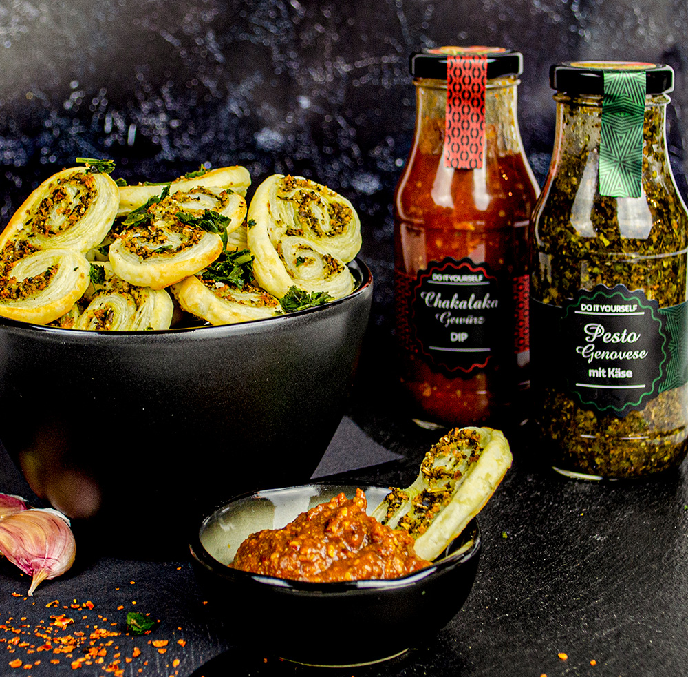 diy chakalaka und pesto genovese