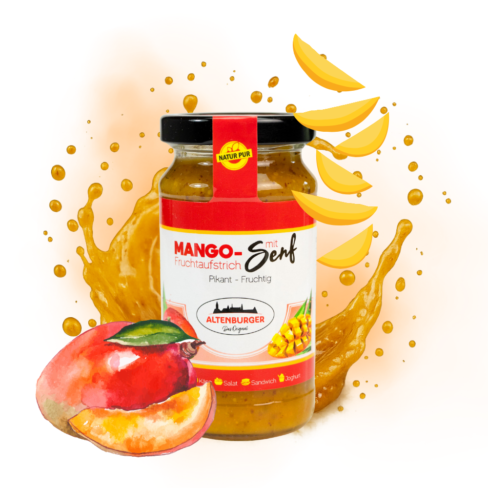 mango fruchtaufstrich mit senf Mango Senf - Fruchtaufstrich mit Senf