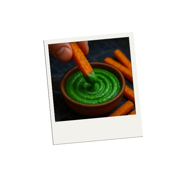 deko: pommes mit zombie schleim