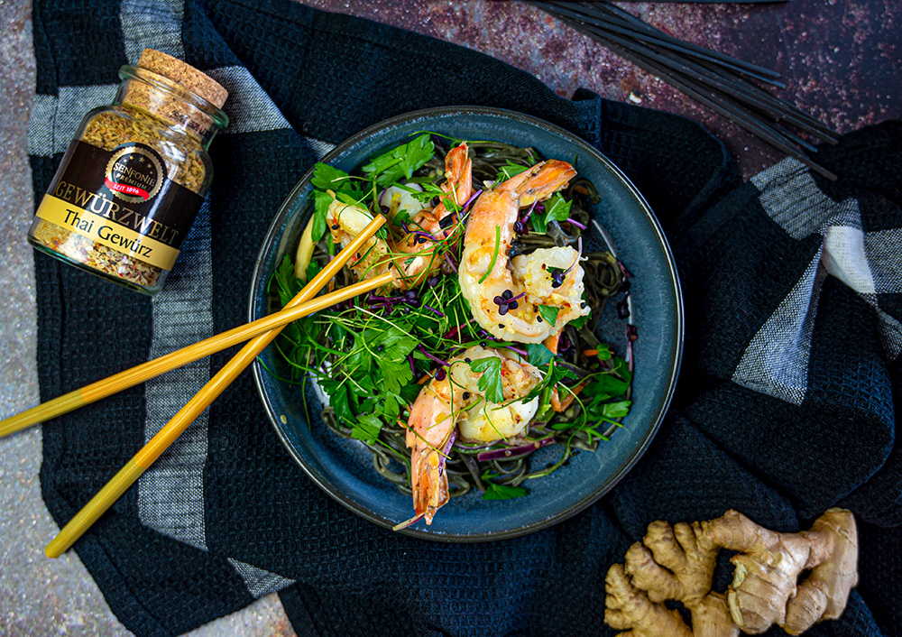 scampi mit thai gewuerz scampi mit thai gewuerz