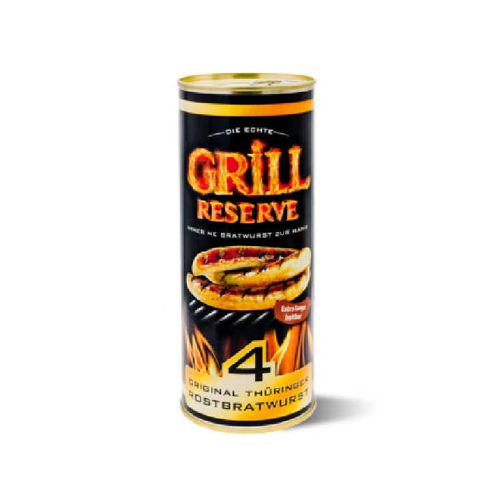 Original Thüringer Rostbratwurst - Die echte Grill Reserve (schwarz)