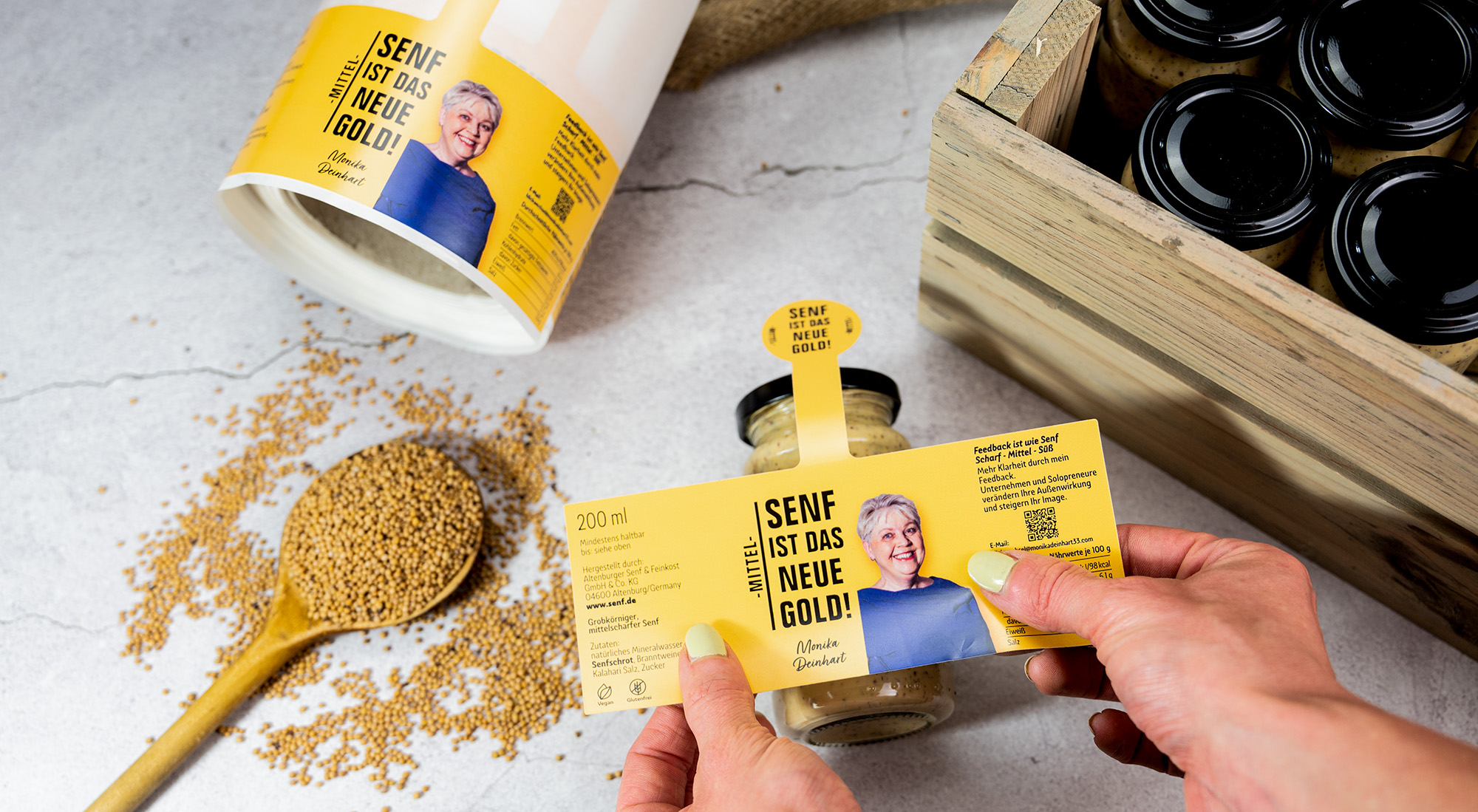 Info: Produktbeispiel Eigener Senf Info Produktbeispiel eigener Senf